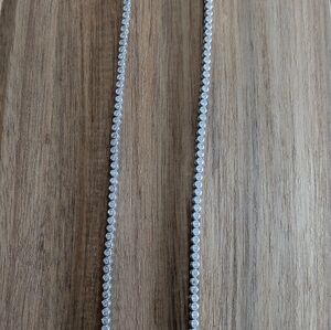Sterling Silver S925 Tennis Necklace